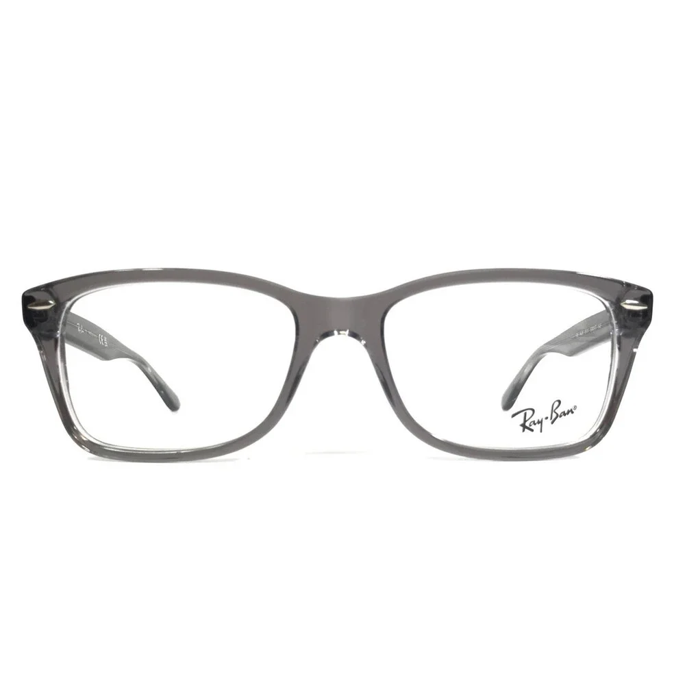 Ray-Ban Eyeglasses Frames RB5428 8111 Transparent Gray Square Full Rim 53-17-145